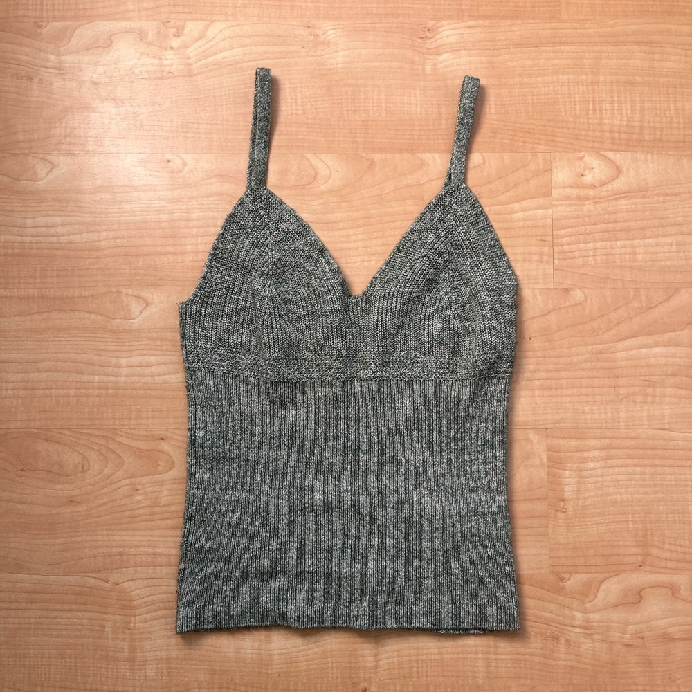 Maeve Anthropologie Green Knit Sweater Tank Top! Size M!